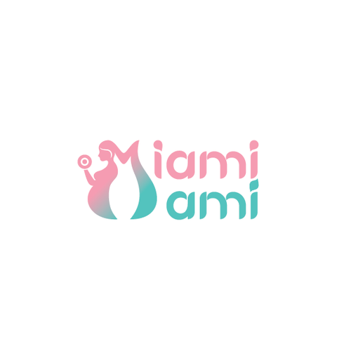 Powerful logo in Miami style for our mobile in-home personal training for pregnant and mothers Design réalisé par Wind Leon