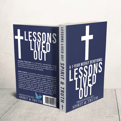 We need a captivating cover for our 1-year Devotional! Design by Zahari Studio