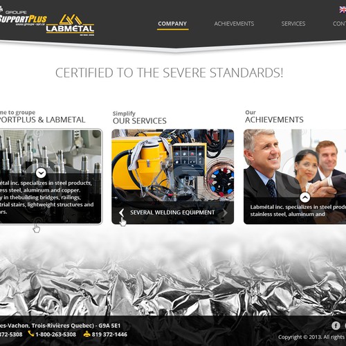 Web page design contest entry by AxilSolutions