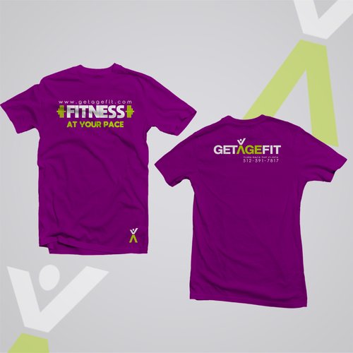 Create Bold, Dynamic Design for Get Age Fit Concierge Studio Apparel Design by Crysthian Leal