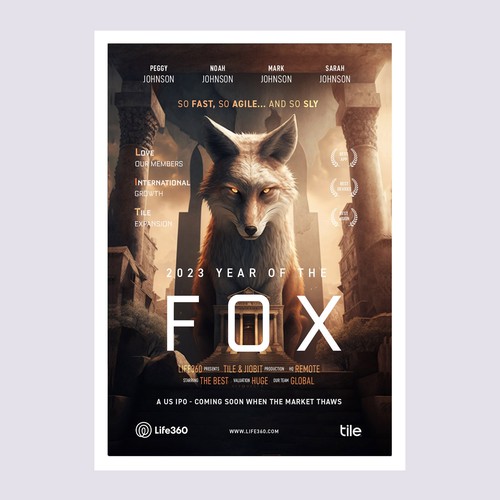 Design di Life360 2023 Year of the Fox Poster di ashous™