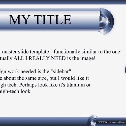 Help us with Keynote/PowerPoint Template image Design by PPD