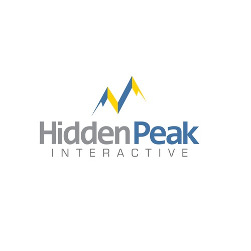 Logo for HiddenPeak Interactive Design by alexkeo