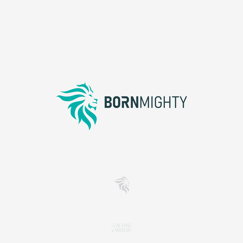 Bring “Born Mighty” Logo and Social To The Masses! Design by Chang Onded