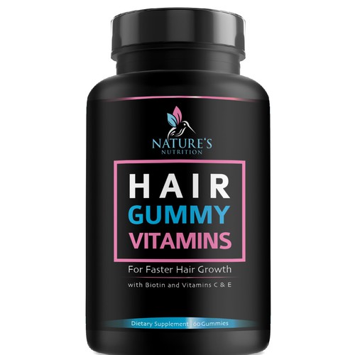Nature's Nutrition needs a Gummy Vitamins black label Design by agooshe