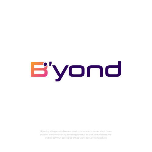 Design a cool logo for a Cloud Communication company called B'yond Platforms Ontwerp door evano.