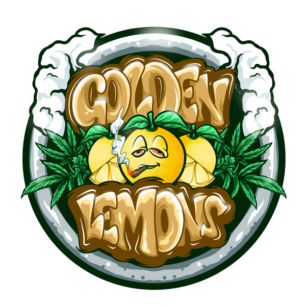 Golden Lemon Cannabis Design Concept