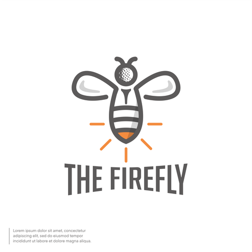 New GOLF Course Logo - The Firefly Design by oRigi™✓