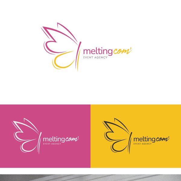 Logo Design Concept for Melting Com' Event Agency