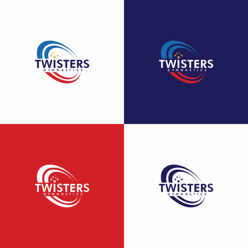 Twister Gymnastics Logo Rebrand - Modern, Exciting, Clean Logo Update for Kids Gymnastics Facility Design by Ok Lis