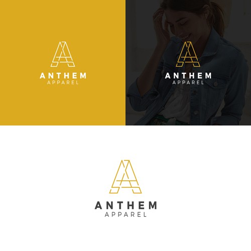 Anthem Apparel needs a brand logo design for it's urban-modern clothing line. Design by VA Studio396