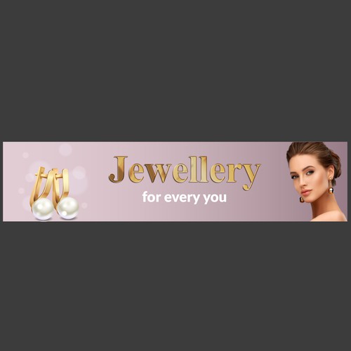 Design an exciting, vibrant Jewellery Banner! Design by imran hanif