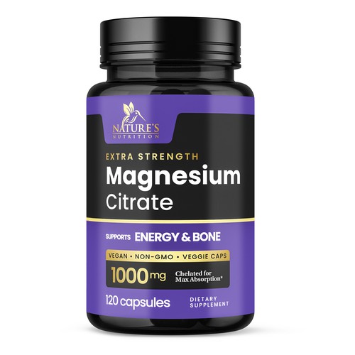 Premium Magnesium Citrate Design needed for Nature's Nutrition Design by Davi Giolo ★