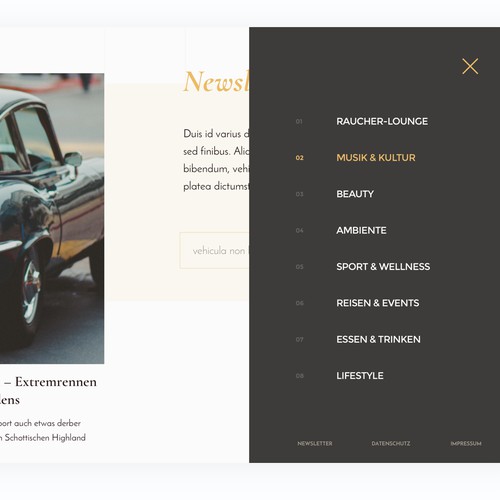 Web page design contest entry by Denis Kone