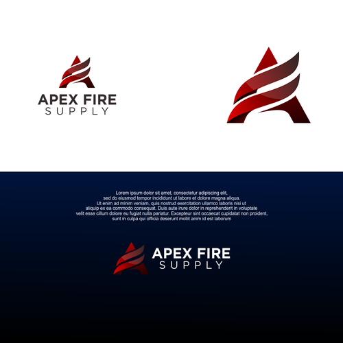 RowSheetさんのApex Fire Supply Logo Wantedデザイン