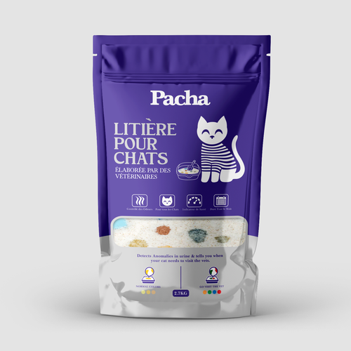 Cat Litter startup Minimalistic packaging - Contest Design by SONUPARMAR