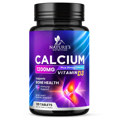 Calcium Plus Vitamin D3 Design Needed for Nature's Nutrition Design by Davi Giolo ★