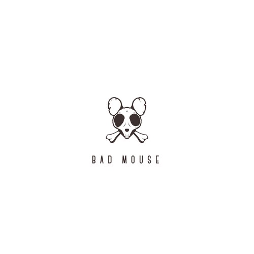Bad Mouse - logo of a mischievious mouse with an edge Design von Square Moon