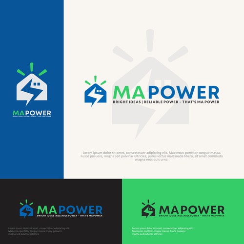 MA Power-ontwerp door afif_rayyan