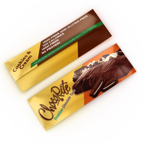 Protein bar wrapper Product packaging contest