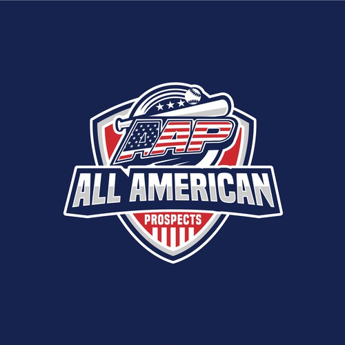 All American Prospects Baseball logo design! Design réalisé par Cengkeling