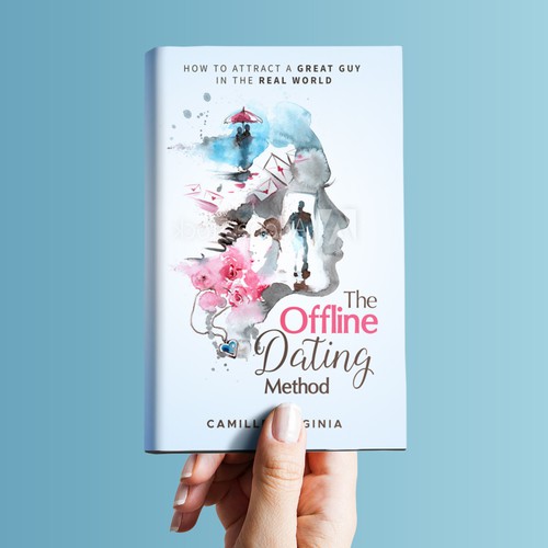 Design di Book Cover for The Offline Dating Method Needed di Nadun Prabodana