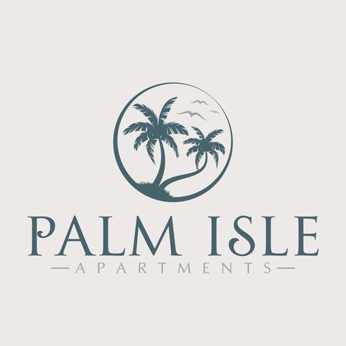 Rebrand/Redesign the logo for Palm Isle Apartments!! Design by DUDS@15