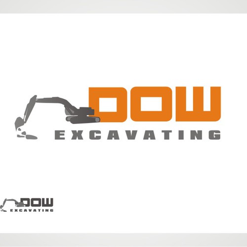 Logo design for Excavating Company Design by crazyeye