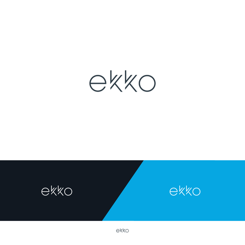 SIMPLE LOGO - ekko Letters then dm after Design by illumina