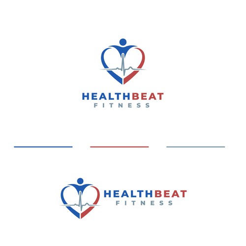 Heart Health and Fitness Logo - A quick easy contest to recreate and tweak a design Design por velo.std