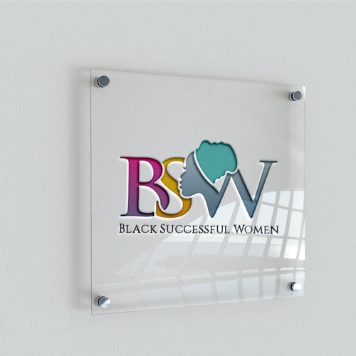 Upscale logo for the successful Black woman who wants to level up personally and professionally Design réalisé par DCdesign™