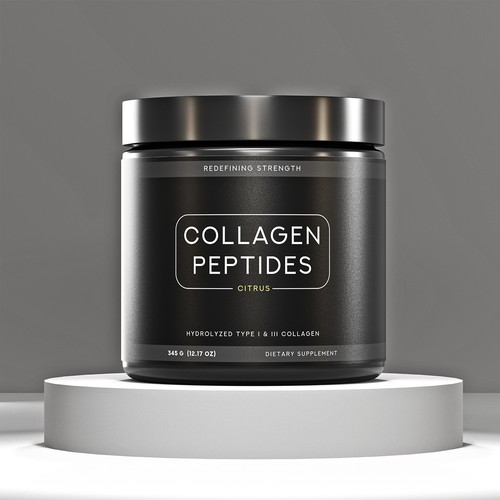 Minimalist Supplement Label Design by ICHD Designs