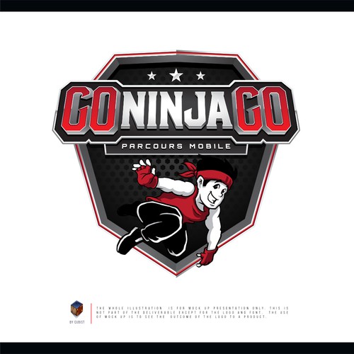 Create a ninja warrior logo for kids Design by Cubist❑