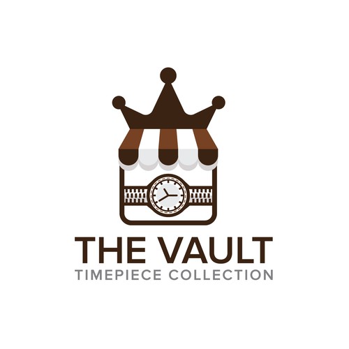 The Vault | Timepiece Collection Logo Contest Design by popydesign