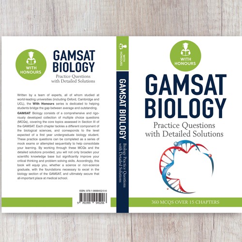 Book cover for first in a series of university textbooks/revision guides Design by LilaM