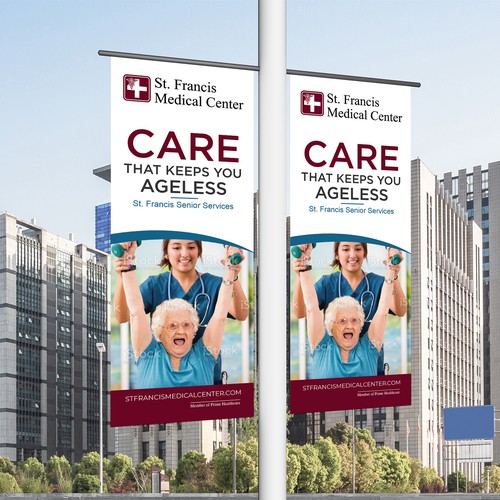 Design a banner that attracts older adults & families to use our specialized senior care & services-ontwerp door Sketch Media™