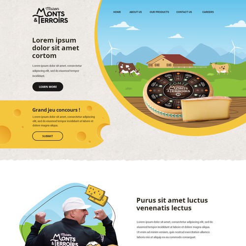 Cheese company Design by Anutik