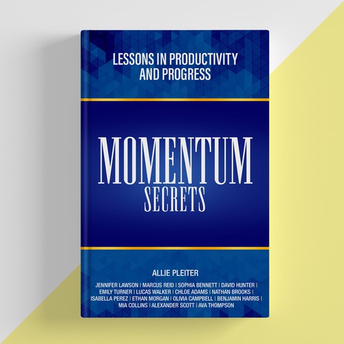 Create a cover for a book about Lessons in Productivity and Progress Design by ShahbazQamar