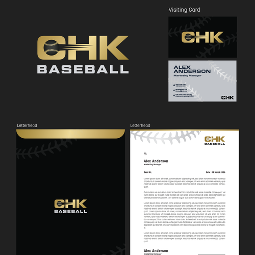 "Baseball Agency Logo Design" winning 