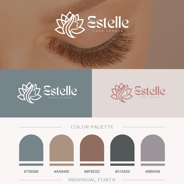 Logo & Brand Kit for Estelle Lash Lounge