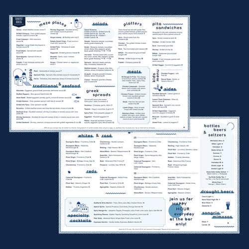 Redesign Menu for Greek Restaurant Design by soli.nonics