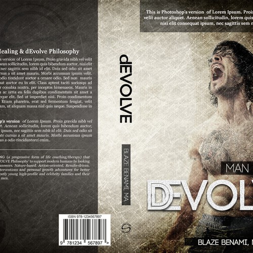 Book Cover Needed!!! Edgy, Masculine, Modern and Minimalistic for progressive self-help book for men Design by SilentRevolt