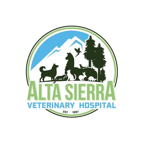 Mountain town veterinarian needs a new look! Diseño de ©ZHIO™️ ☑️