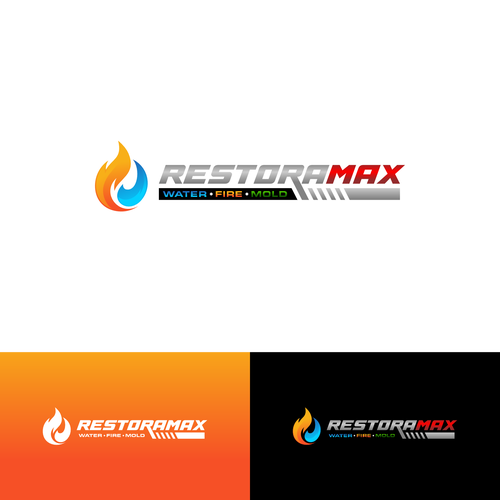 Restoration Company Branding. Design by Aleta21