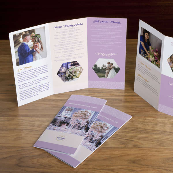 Elegant Event Planning Brochure design