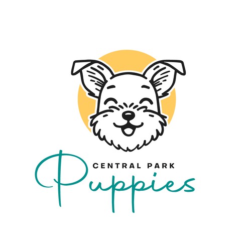 Design a heartfelt, modern logo for a brand that brings families and puppies together. Design by ✦✦ArtRasu✦✦