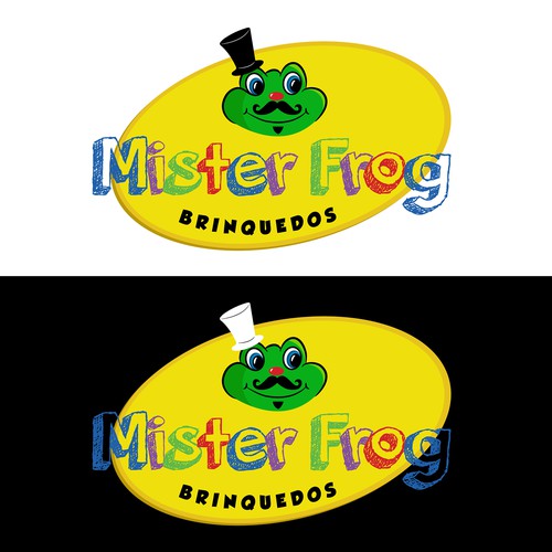 Mister Frog Toy Shop Searchs: Logo + Visual Identity Design by Mariana Torres