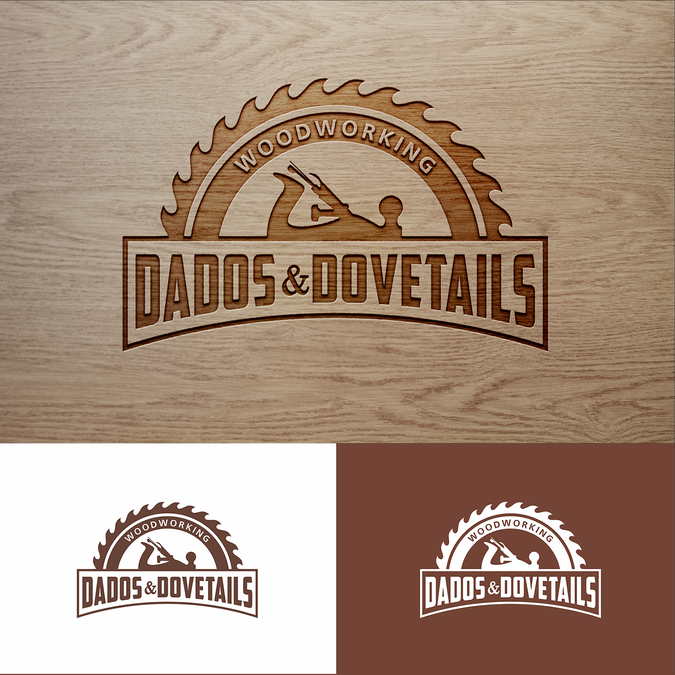 Create an eye catching woodworking logo for Dados 