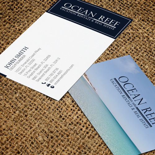 Design a fun, beach-inspired Business Card Design by chandrayaan.creative