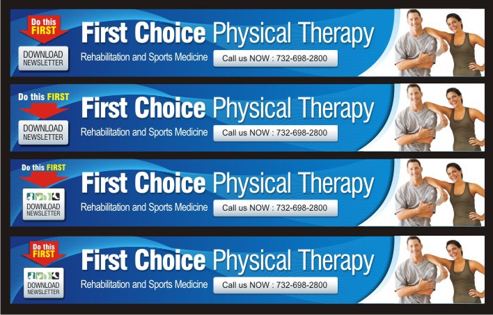 Help First Choice Physical Therapy with a new banner ad ...